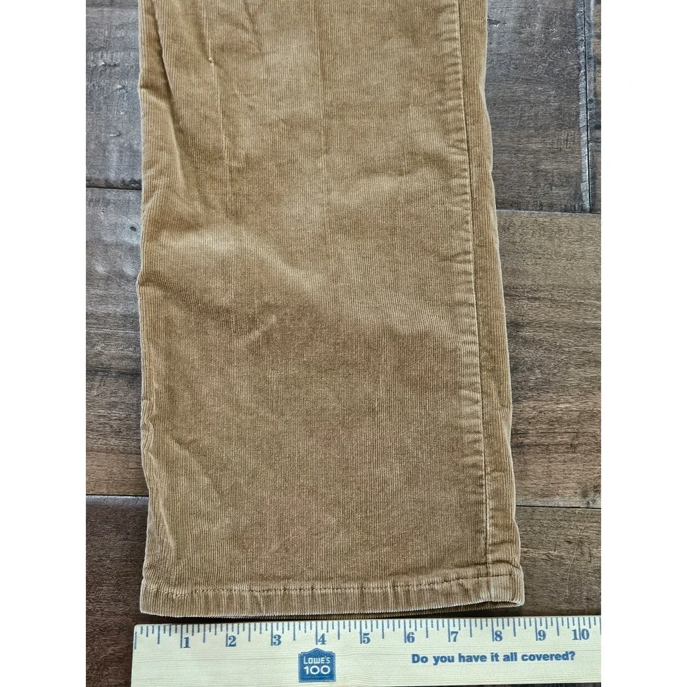 Mountain Khakis Mens Corduroy Pants Tan Khaki Jackson Hole 36x34 Straight Leg